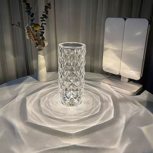 Rechargeable Rose Crystal Touch Lamp